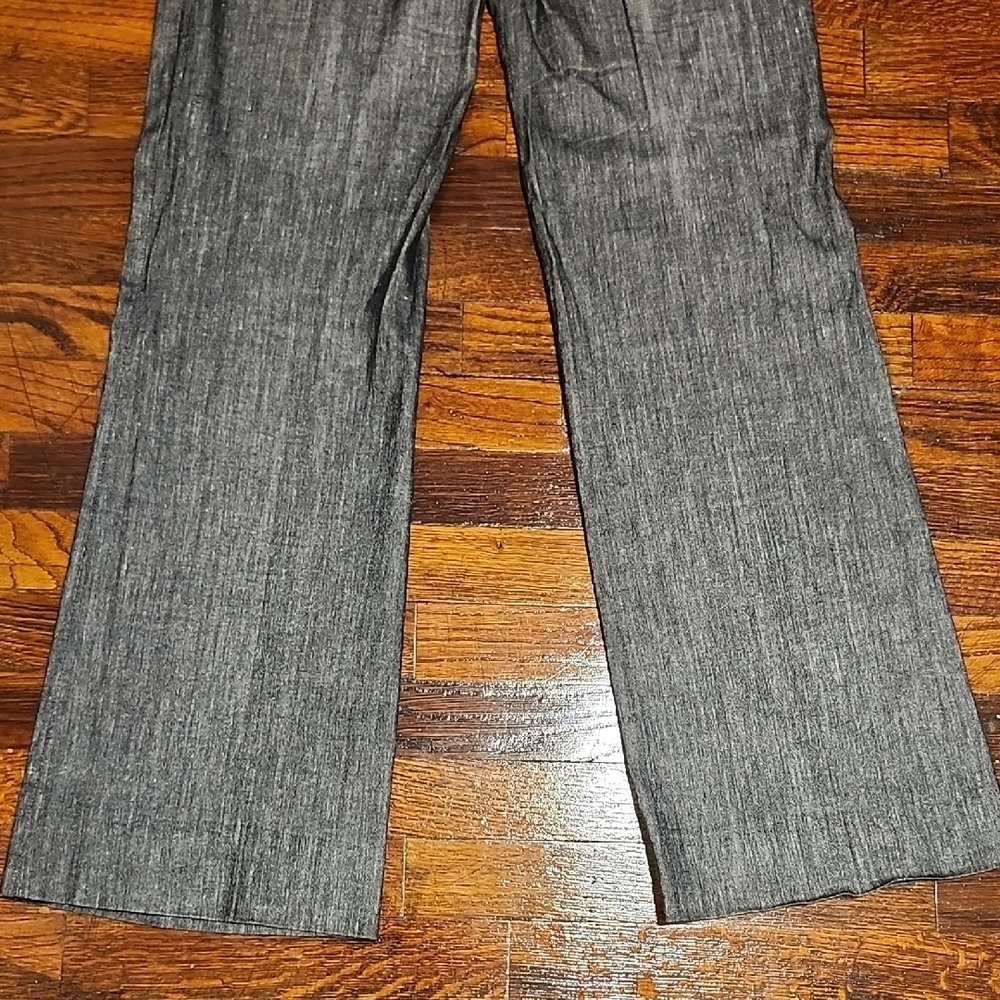 White House Black Market Coordinating Set Gray Pantsuit Rayon Linen Blend - Picture 14 of 16